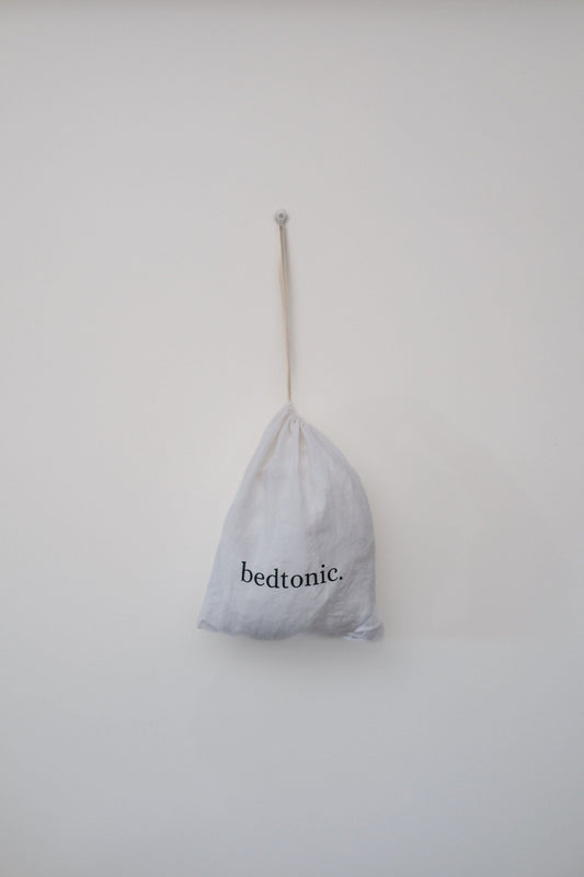 DRAP-HOUSSE EN LIN EUROPÉEN - BLANC D'HIVER