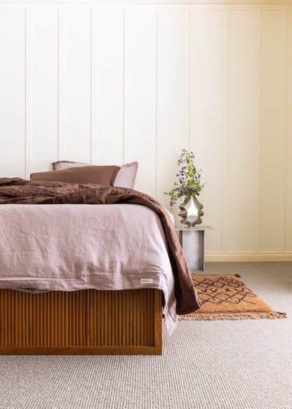 ENSEMBLE HOUSSE DE COUETTE - ROSE FOYER 