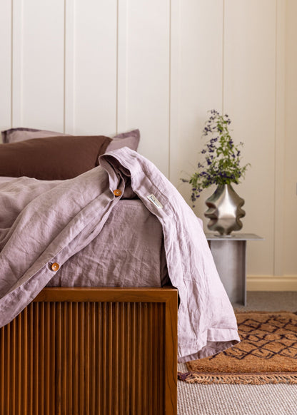 ENSEMBLE HOUSSE DE COUETTE - ROSE FOYER 