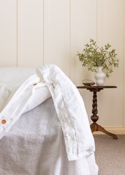 ENSEMBLE HOUSSE DE COUETTE - BLANC D'HIVER