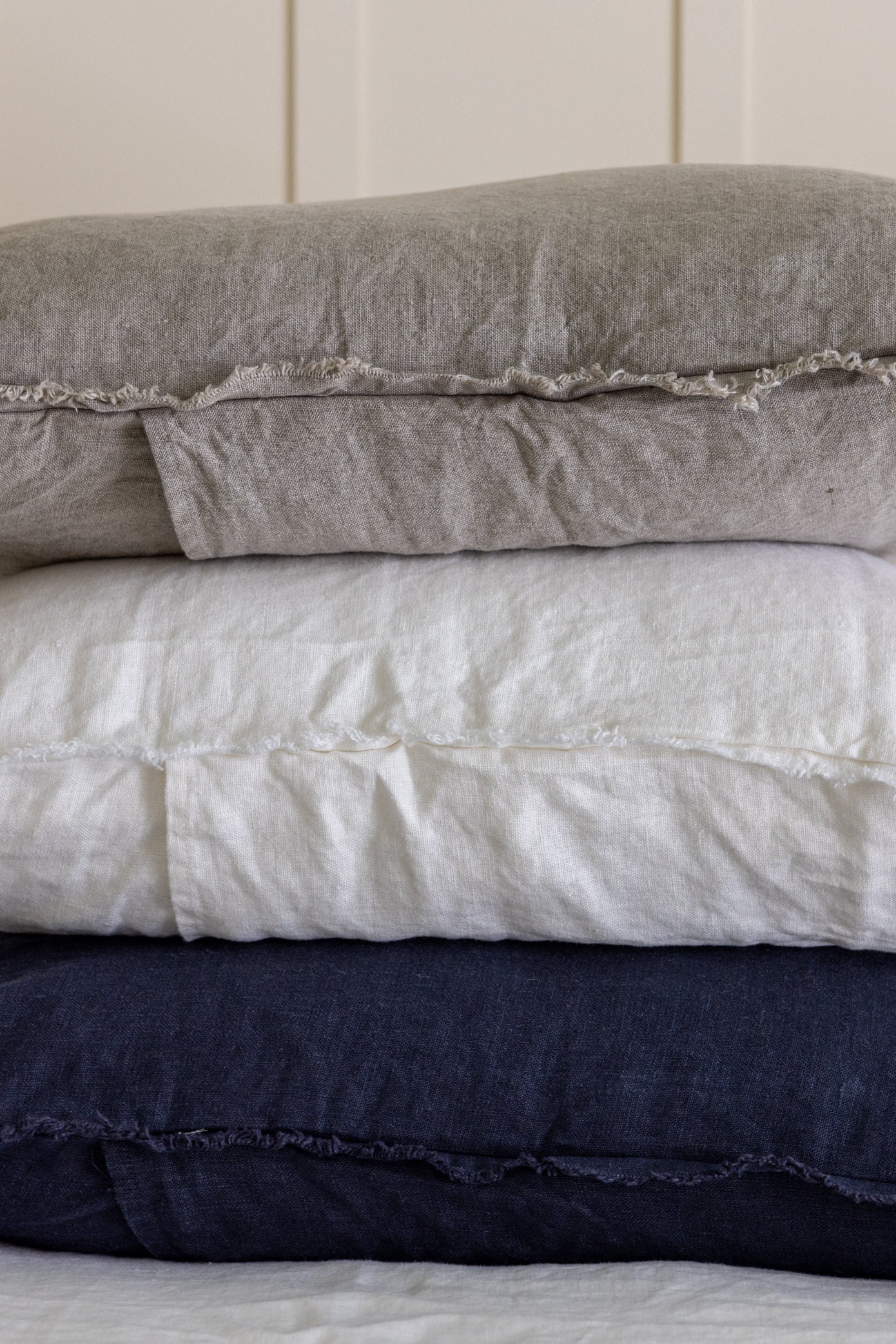 PAIRE DE TAIES D'OREILLER KING SIZE ÉPAISSES - 345 g/m² 