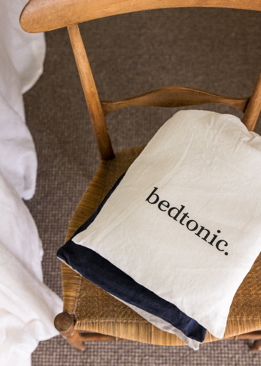 PAIRE DE TAIES D'OREILLER EURO ÉPAISES, EFFILOCHÉES À LA MAIN - 345 G/M² 