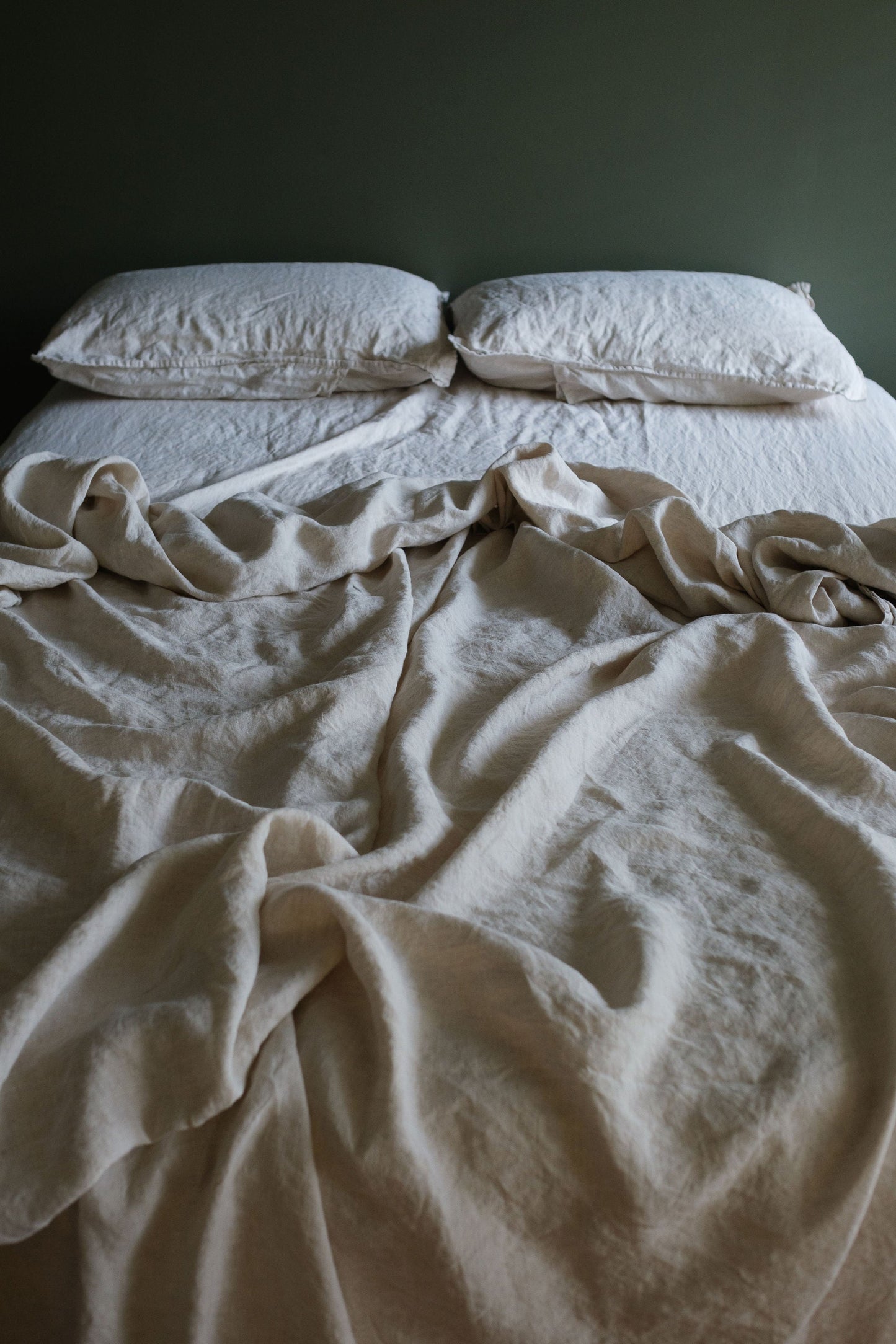 DRAP PLAT EN LIN DE LIN EUROPÉEN - NATUREL 