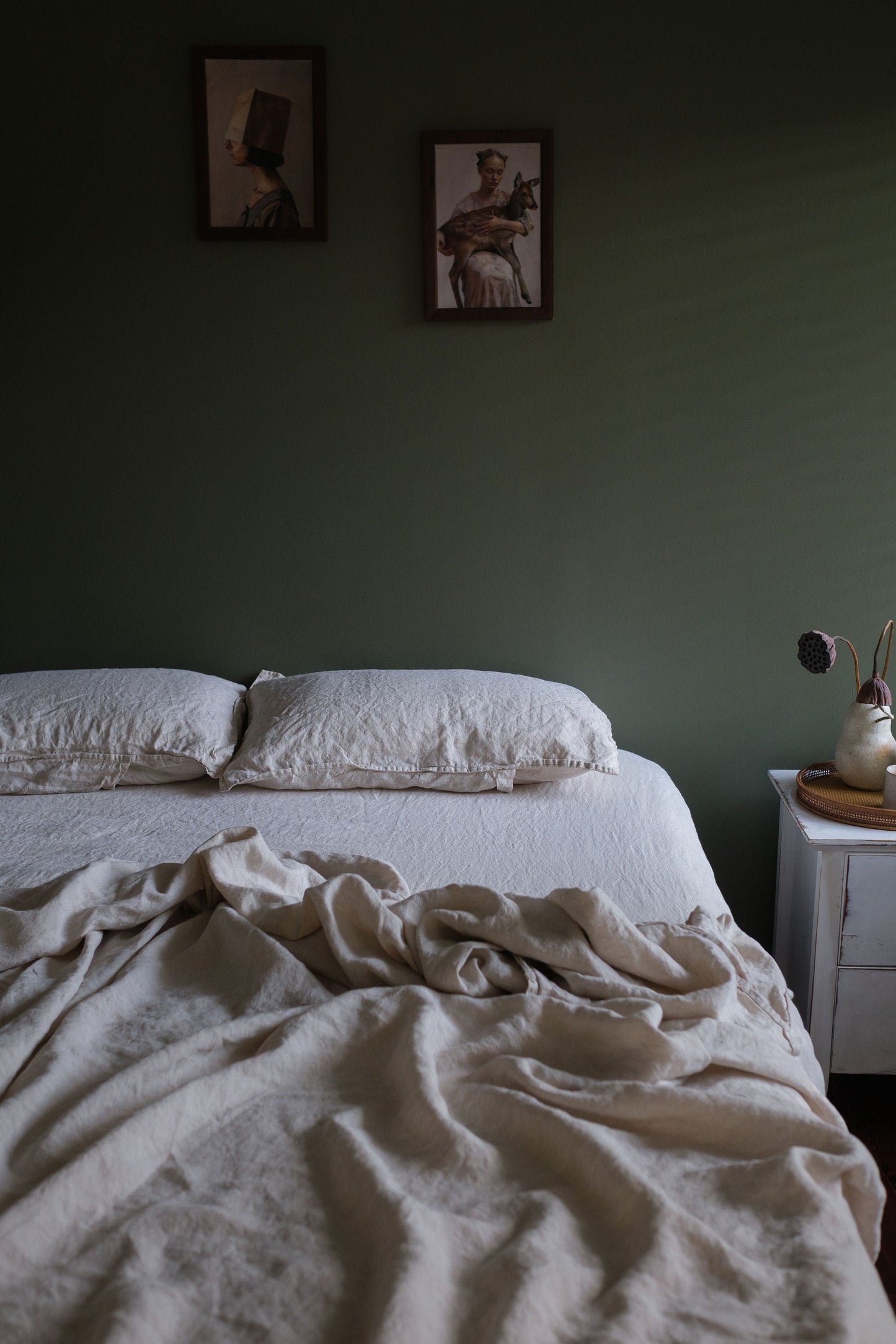 DRAP-HOUSSE EN LIN EUROPÉEN - TISSAGE NATUREL 