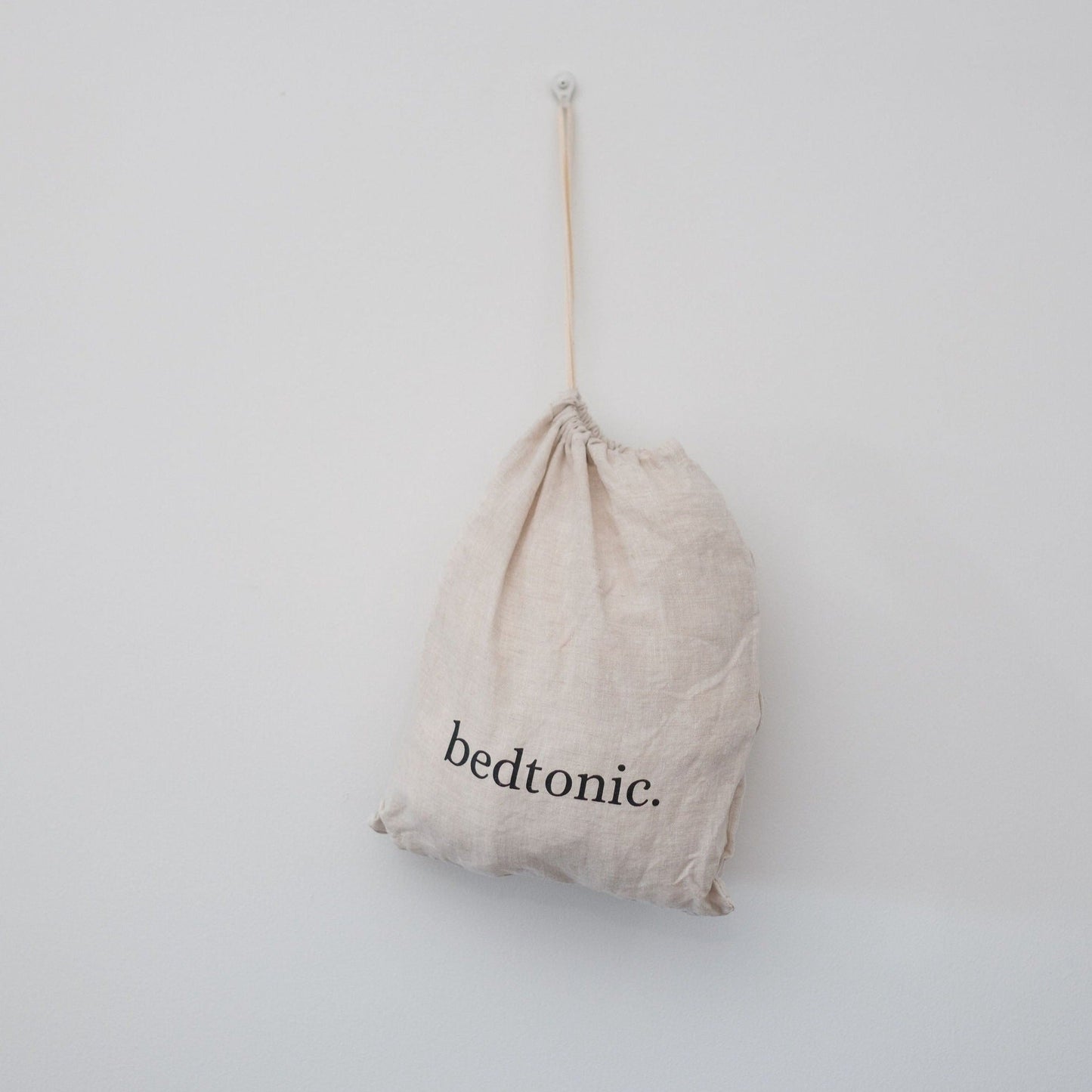 COUVERTURE EN LIN À PÂTES CIRCULAIRES - TISSAGE NATUREL